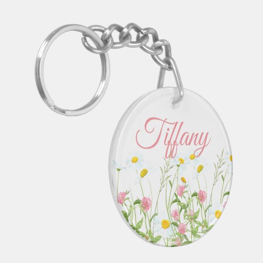 Clovers & Daisies Schlüsselanhänger (Vorderseite links)