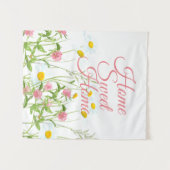 Clovers & Daisies Wandteppich (Vorderseite (Horizontal))