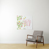 Clovers & Daisies Wandteppich (Beispiel (Horizontal))