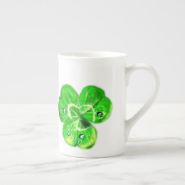 Clovers Dew Dropdown-Tasse - Frische Morgenstunden Porzellantasse