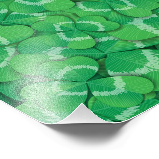 Clovers Fotodruck (Ecke)
