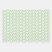 Clovers, Kleeblatt, Hats Irish Vibe Geschenkpapier Set (Vorderseite 2)