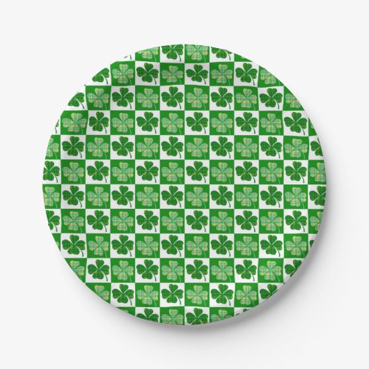 Clovers Pappteller (Vorderseite)