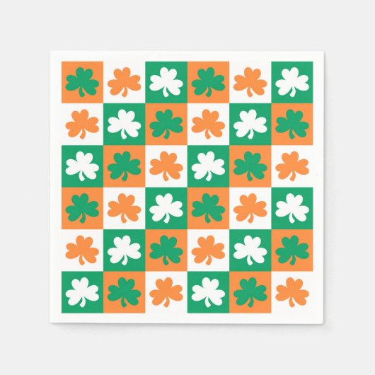 Clovers Serviette (Vorderseite)
