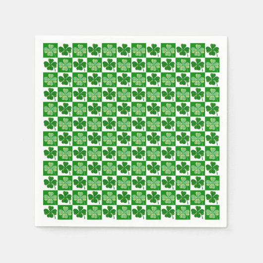 Clovers Serviette (Vorderseite)