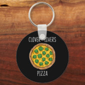 Clovers Throne St Patricks Day Fun Irish Boys Girl Schlüsselanhänger (Rückseite)