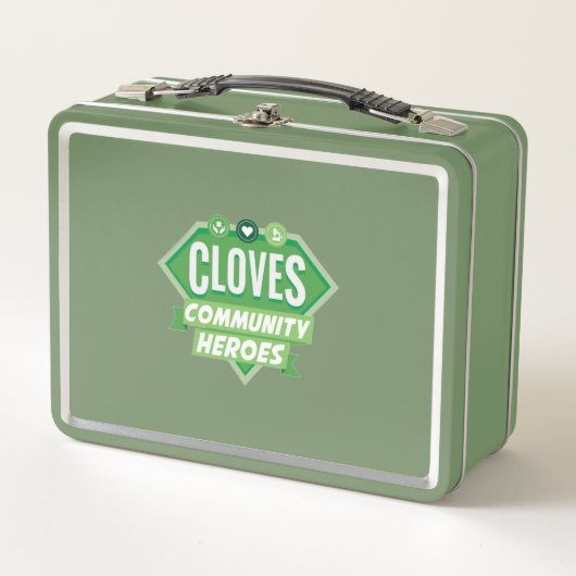 CLOVES Community Heroes Metal Lunchbox (Vorderseite)