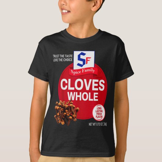 Cloves Whole Halloween Sce Costume Group Matching T-Shirt (Vorderseite)
