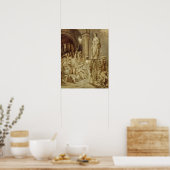 Clovis auf seinem Schild (Küche)