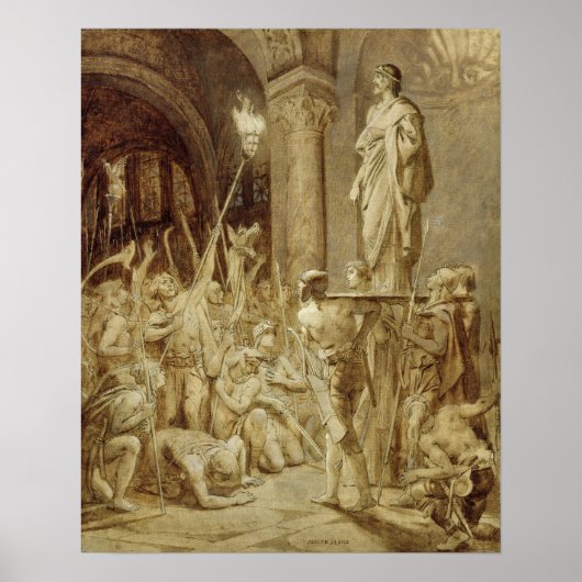 Clovis auf seinem Schild (Vorne)