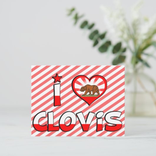 Clovis, CA Postkarte (Stehend Vorderseite)