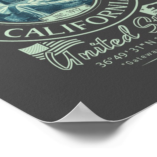 CLOVIS FRESNO KALIFORNIA - CLOVIS CA POSTER (Ecke)