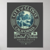 CLOVIS FRESNO KALIFORNIA - CLOVIS CA POSTER (Vorne)