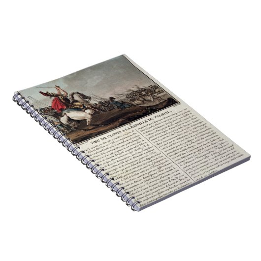 Clovis I (c.466-511) am Kampf von Tolbiac, 496 Notizblock (Rechte Seite)