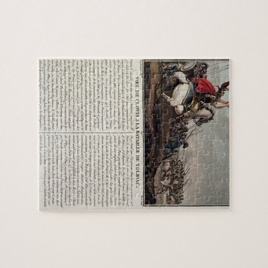 Clovis I (c.466-511) am Kampf von Tolbiac, 496 Puzzle (Horizontal)