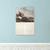 Clovis I (c.466-511) in der Schlacht von Tolbiac,  Leinwanddruck (Insitu (Holzboden))