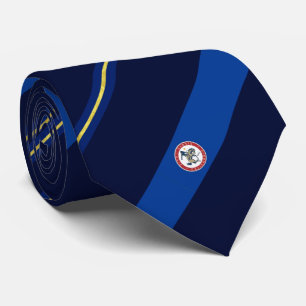 Clovis (Kalifornien) Stadtflagge Neck Tie Krawatte