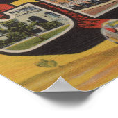 Clovis, New Mexico - Großbuchstaben Poster (Ecke)