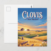 Clovis, New Mexico Postkarte (Vorne/Hinten)