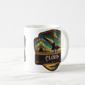 Clovis, New Mexico | VINTAG Kaffeetasse (VorderseiteRechts)