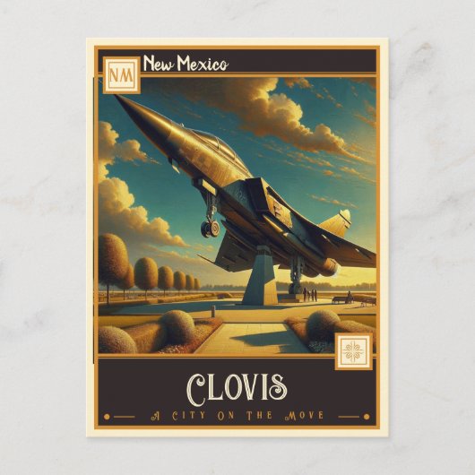 Clovis, New Mexico | VINTAG Postkarte (Vorderseite)