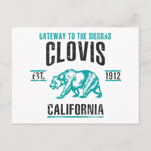 Clovis Postkarte (Vorderseite)