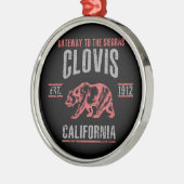 Clovis Silbernes Ornament (Links)