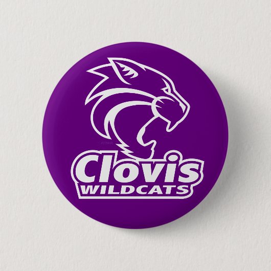 Clovis Wildcats Button (Vorderseite)