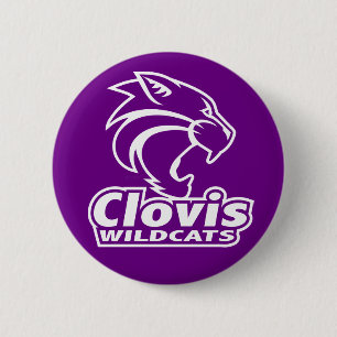 Clovis Wildcats Button