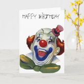 Clowcard zum Geburtstag Karte (Gelbe Blume)