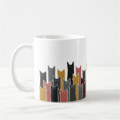 Clowder der Katzen-Tasse Kaffeetasse (Links)