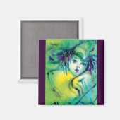 CLOWING PLAYER VIOLIN IN GRÜNEN MAGNET (Vorderseite/Rückseite)