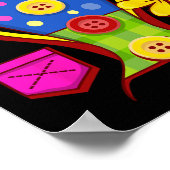 Clowkostüm für Kinder Männer - Halloween-Outfit Poster (Ecke)