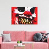 Clown 1 24 x 16 (60 x 40 cm) Wacm Leinwanddruck (Insitu (Wohnzimmer))