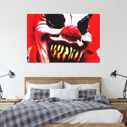 Clown 1 60 x 40 (150 x 100 cm) Waccnm Leinwanddruck (Insitu (Schlafzimmer))