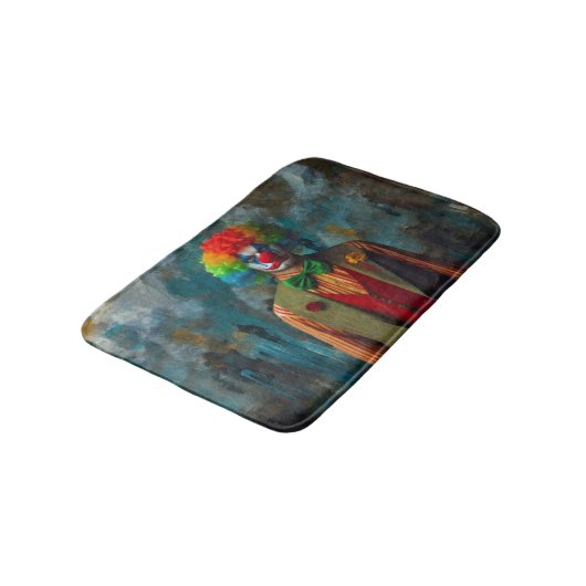 Clown 2 badematte (Schrägansicht)