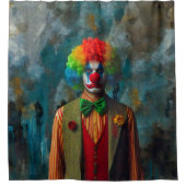Clown 2 duschvorhang (Vorderseite)