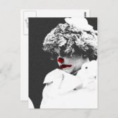 Clown 3 pccna postkarte (Vorne/Hinten)