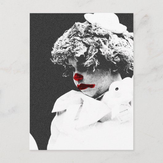 Clown 3 pccnm postkarte (Vorderseite)