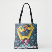 Clown Acrobat Tote Bag Tasche (Vorderseite)
