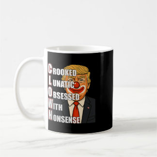 Clown-Akronym Anti-Trump-Parodie Kaffeetasse