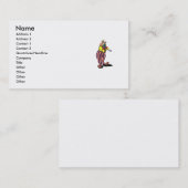 Clown albern visitenkarte (Vorne/Hinten)