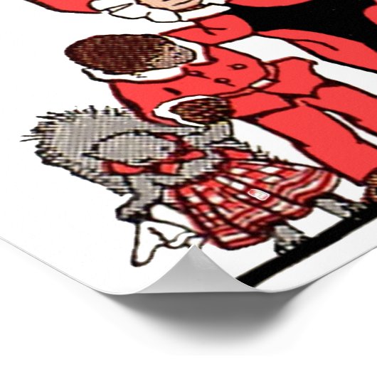 Clown and Friends: Their Bow Poster (Ecke)