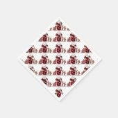 Clown and Friends: Their Bow Serviette (Ecke)