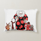 Clown and Friends: Their Bow Zierkissen (Rückseite)