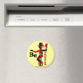 Clown auf abstrakten Grafikmagnet Magnet (In Situ (Geschirrspüler))