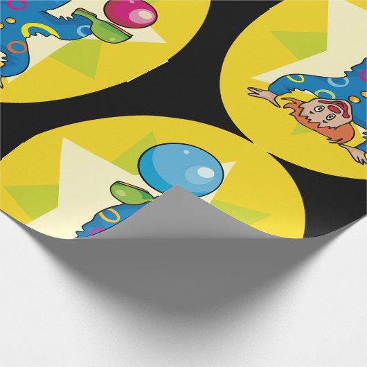 Clown auf seinem Kopf Geschenkpapier