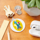 Clown auf seinem Kopf Schlüsselanhänger