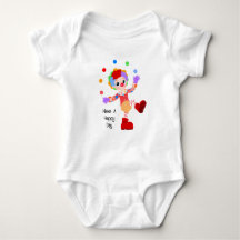 Clown Baby Bodysuit