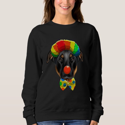 Clown Beauceron Circus Dog Sweatshirt (Vorderseite)